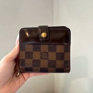 Louis Vuitton Brown Checkered Wallet